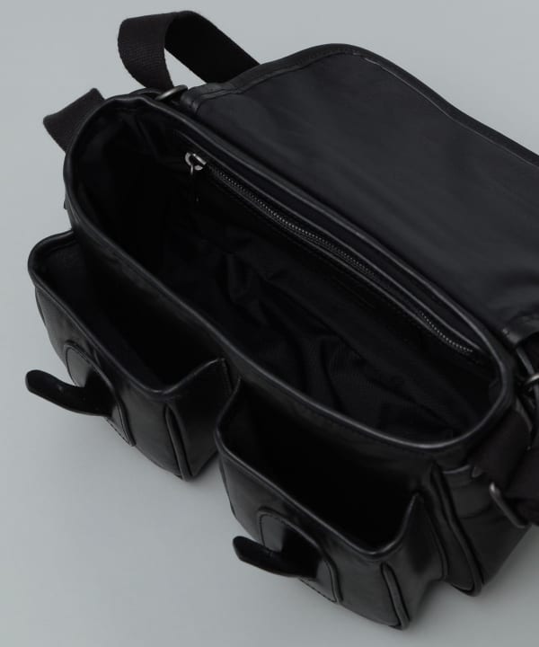 BEAMS F（ビームスF）【別注】HUNTING WORLD / レザー キャリーオール