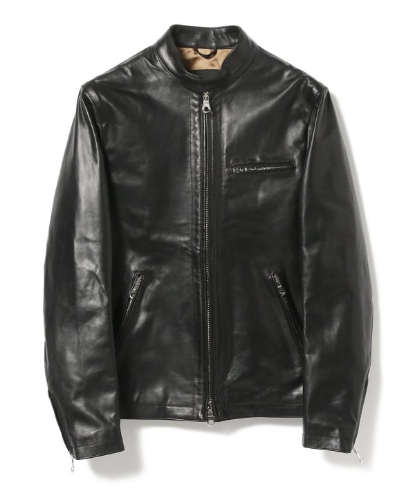 BEAMS F（ビームスF）CINQUANTA / スタンドカラー シングルライダース