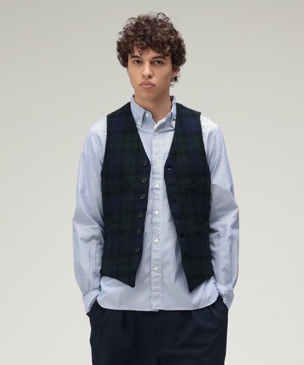 BEAMS PLUS（ビームス プラス）Waistcoat Harris Tweed（トップス