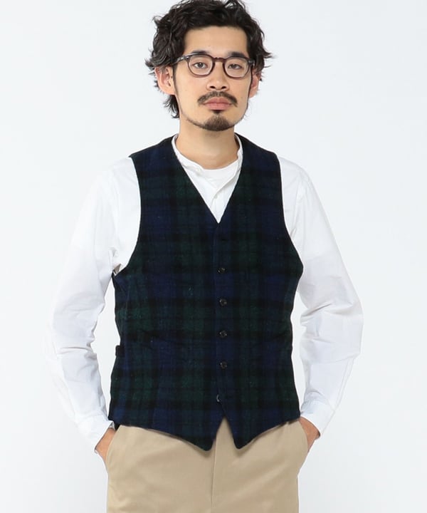 BEAMS PLUS（ビームス プラス）Waistcoat Harris Tweed（トップス