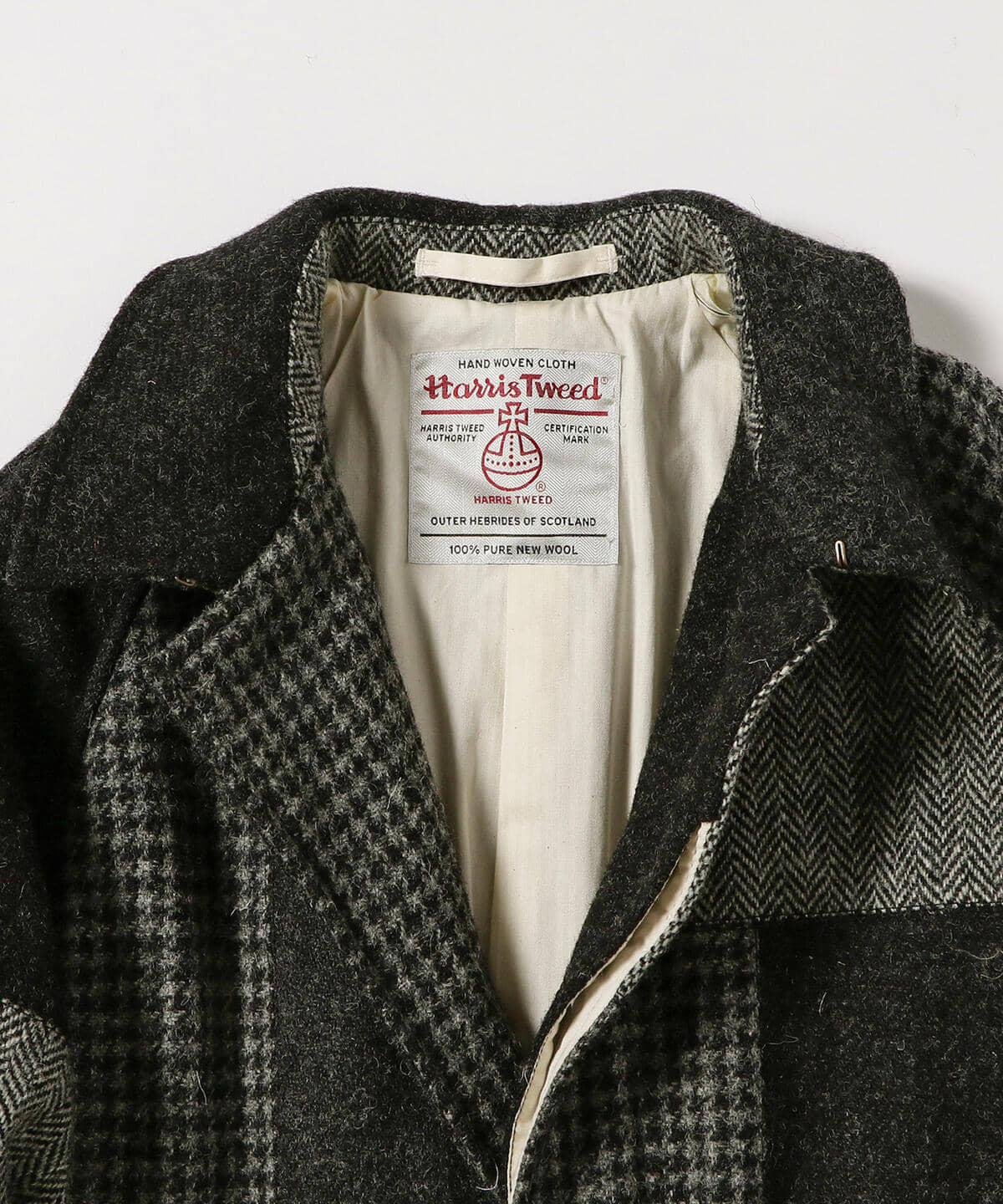 BEAMS PLUS（ビームス プラス）Bal Collar Coat Harris Tweed