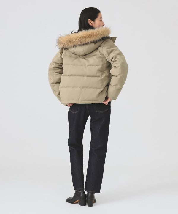 Ray BEAMS（レイ ビームス）DANTON / FAKE FUR HOODED DOWN JACKET