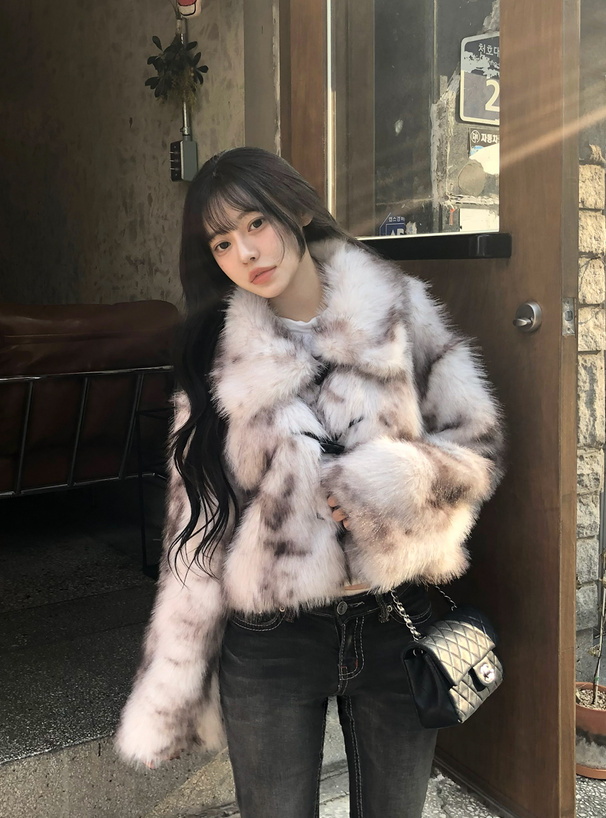 ミックスカラーファーブルゾン[ask145] | レディースファッション通販