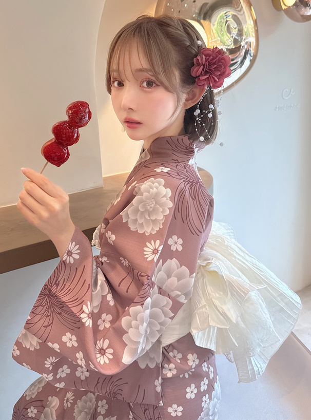 花柄浴衣セット[gi1523] | レディースファッション通販のグレイル(GRL