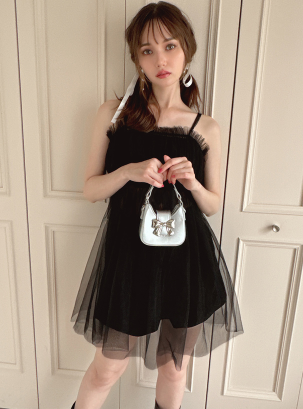 チュールキャミソールチュニック[dk1213] | レディースファッション