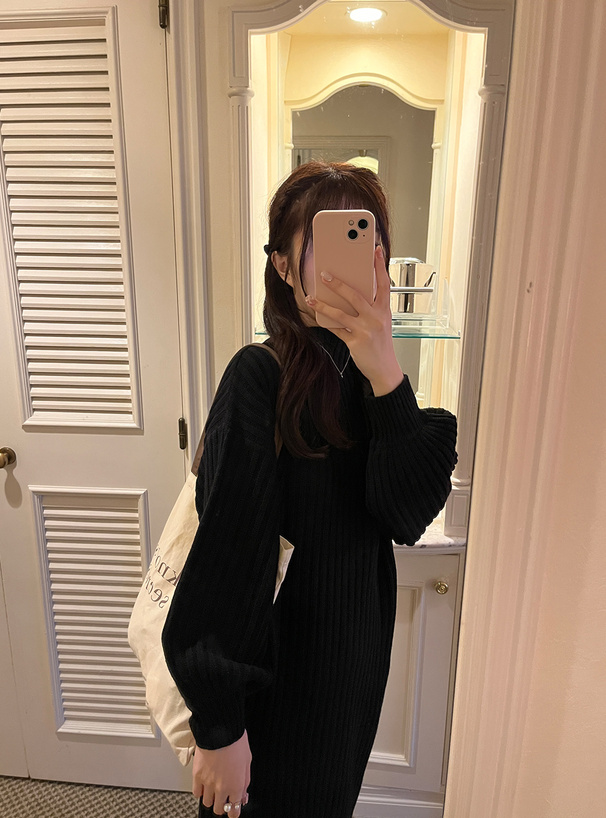 ハイネックニットワンピース[mb977] | レディースファッション通販の