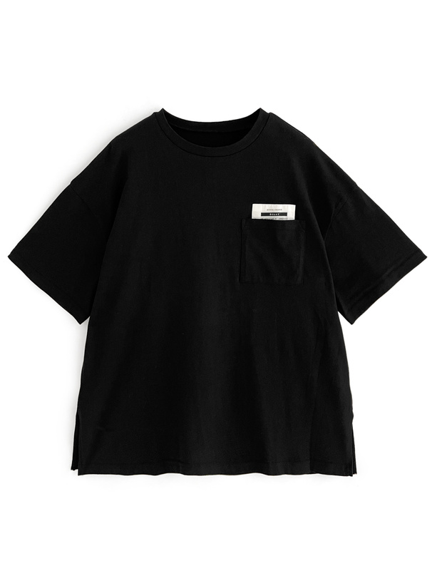 タグポケットサイドスリットTシャツ[ze819] | レディースファッション