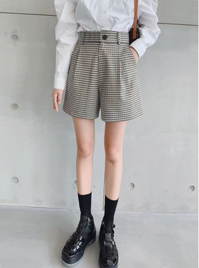 チェック柄ショートパンツ[at2347] | レディースファッション通販の