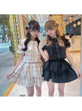 セーラーブラウス×ティアードスカートセットアップ[za002a