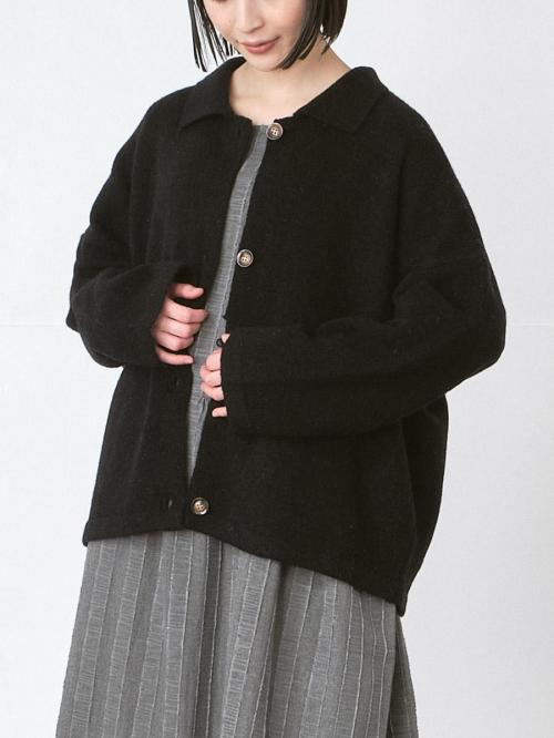 襟つきウールニットカーディガン | ニット | 【公式】D*g*y ONLINE