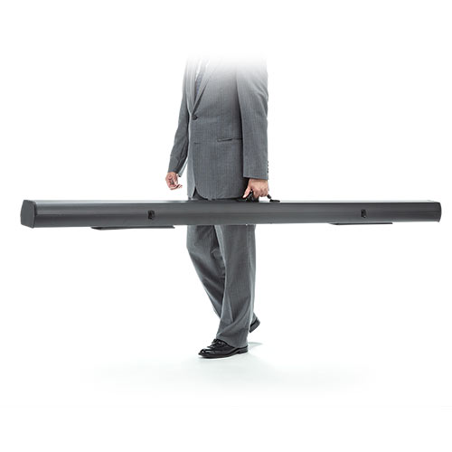 100インチ 自立式プロジェクタースクリーン｜床置き簡単設置・4K対応