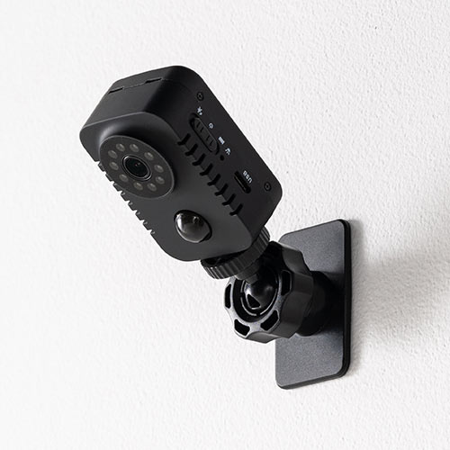 防犯カメラ｜超小型・屋内・夜間撮影・広角120°・持ち運び・見守り