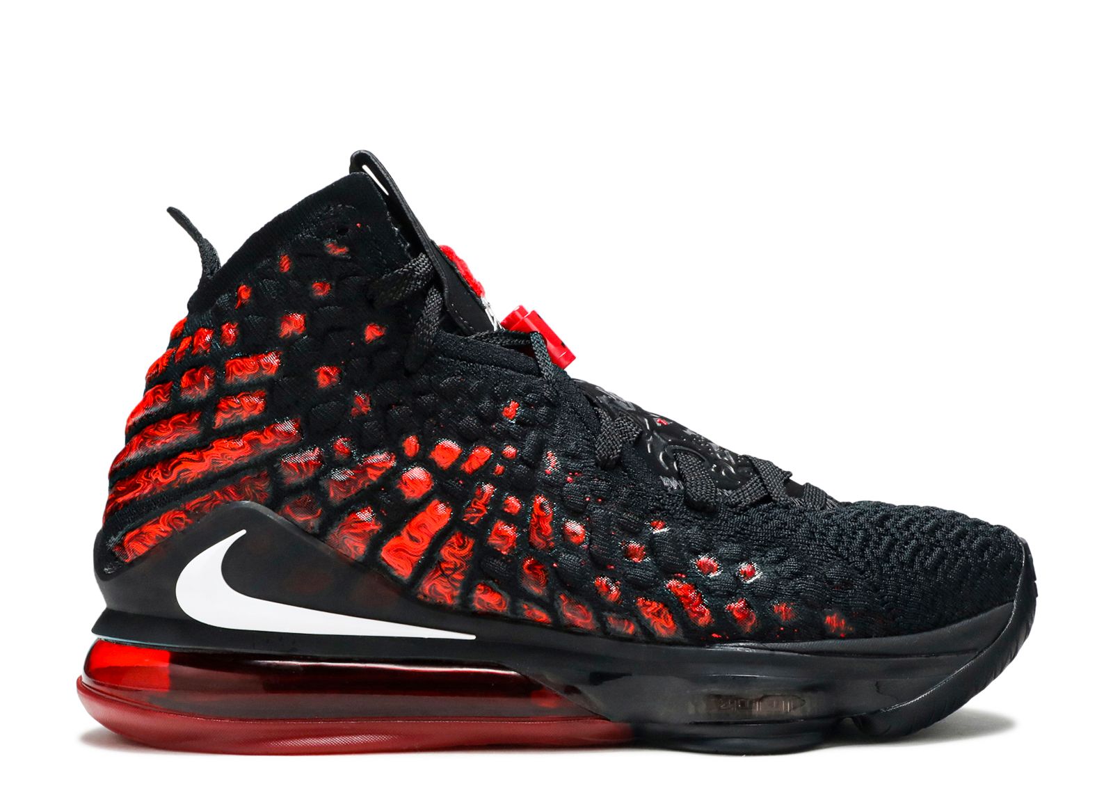 LeBron 17 'Infrared VI' - Nike - BQ3177 006 - black/university red