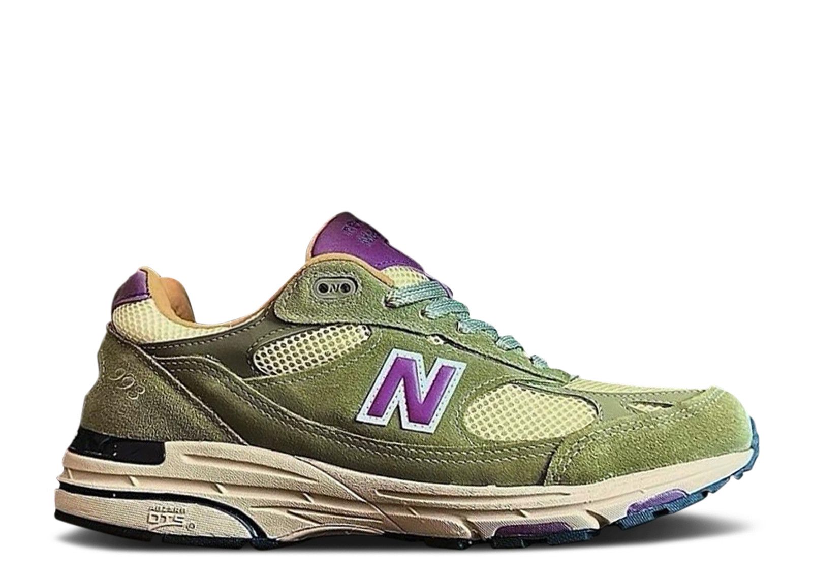 New Balance 993 Made In USA 'Olive Leaf Maize' - New Balance