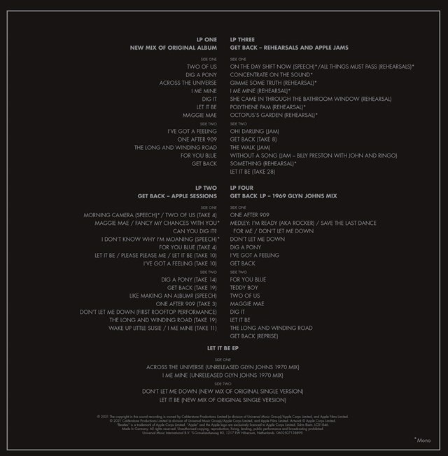 Let It Be: Special Edition - Super Deluxe 4LP + 12