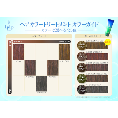 ルプルプ（LPLP） ヘアカラートリートメント ダークブラウン 200g