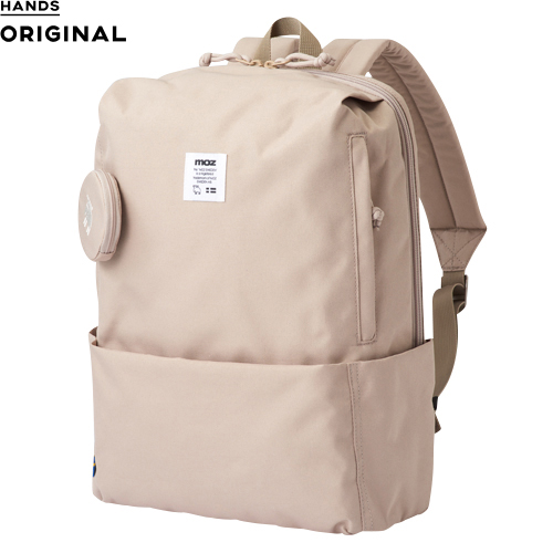 ハンズオリジナル モズ リサイクルナイロンリュック ベージュ