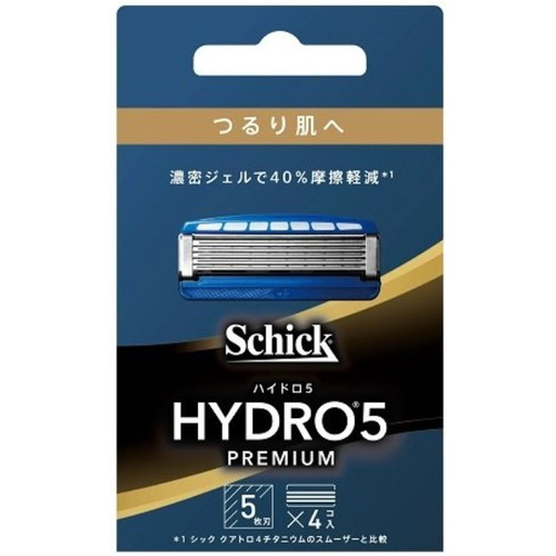 シック（schick） ハイドロ5 プレミアム つるり肌へ 替刃 4個入