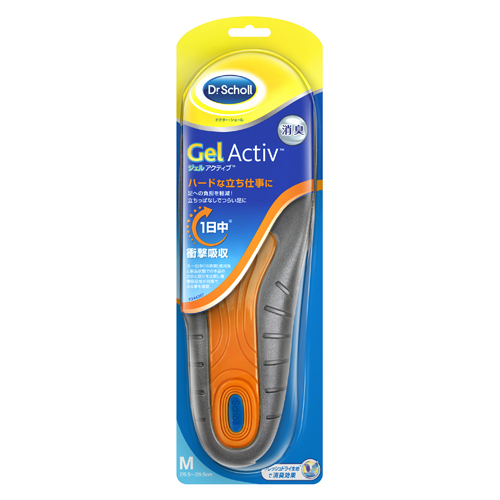 ドクターショール ジェルアクティブインソール ワーク M｜【ハンズ