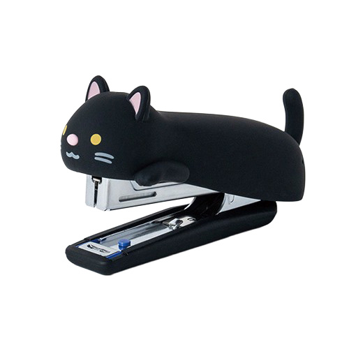 マックス（MAX） シリコンホッチキス ねこ HD-10NX/S くろねこ 【数量