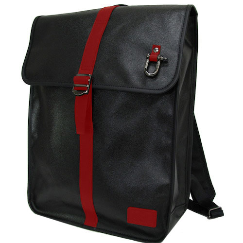 森野帆布 スリムリュック L SF−532P レッド×ブラック｜【ハンズネット