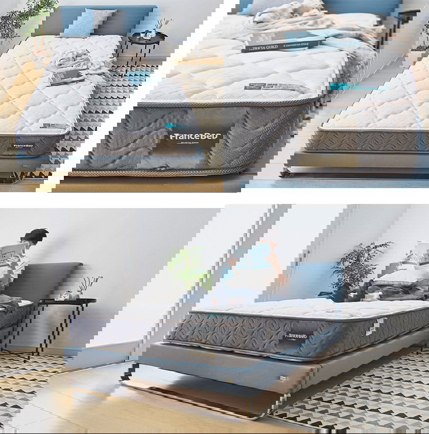 フランスベッド マットレス ダブル 2年保証 寝返りしやすい 通気性良い