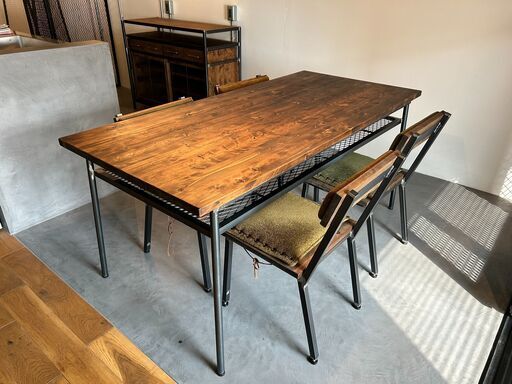 インダストリアルブランチ【ダイニングチェア（展示品）】アイアン家具