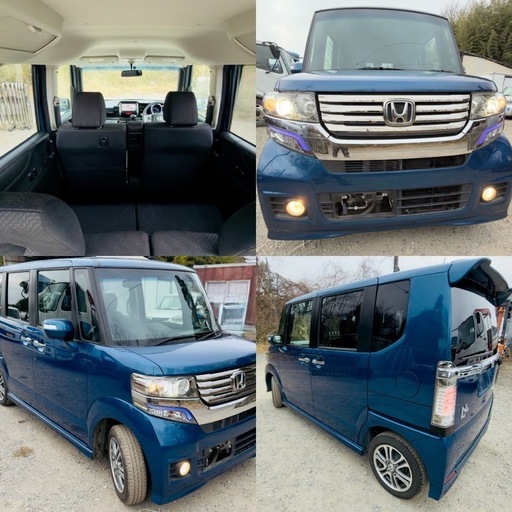 N Box +カスタムGL パッケージ 評価4点 車検付き乗って帰れます