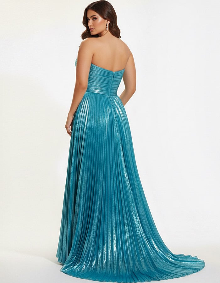 Sweetheart A-Line Gown with High Slit 44229 | Jovani