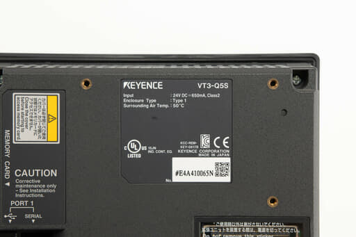 キーエンス タッチパネル VT3-Q5S | 保守部品.com