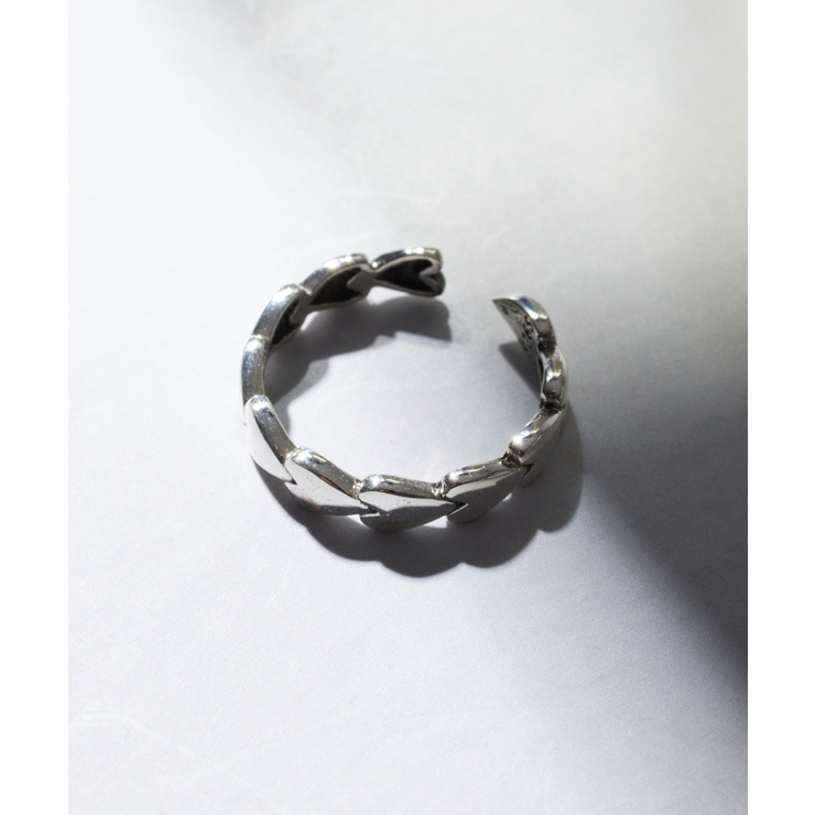 SETUP7】シルバー925ハートモチーフリング/フリーサイズ SSS-4[品番