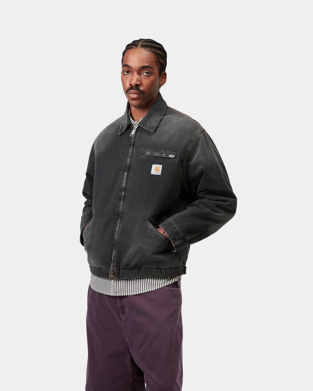 Carhartt WIP OG Detroit Jacket, Black | Official Online Store