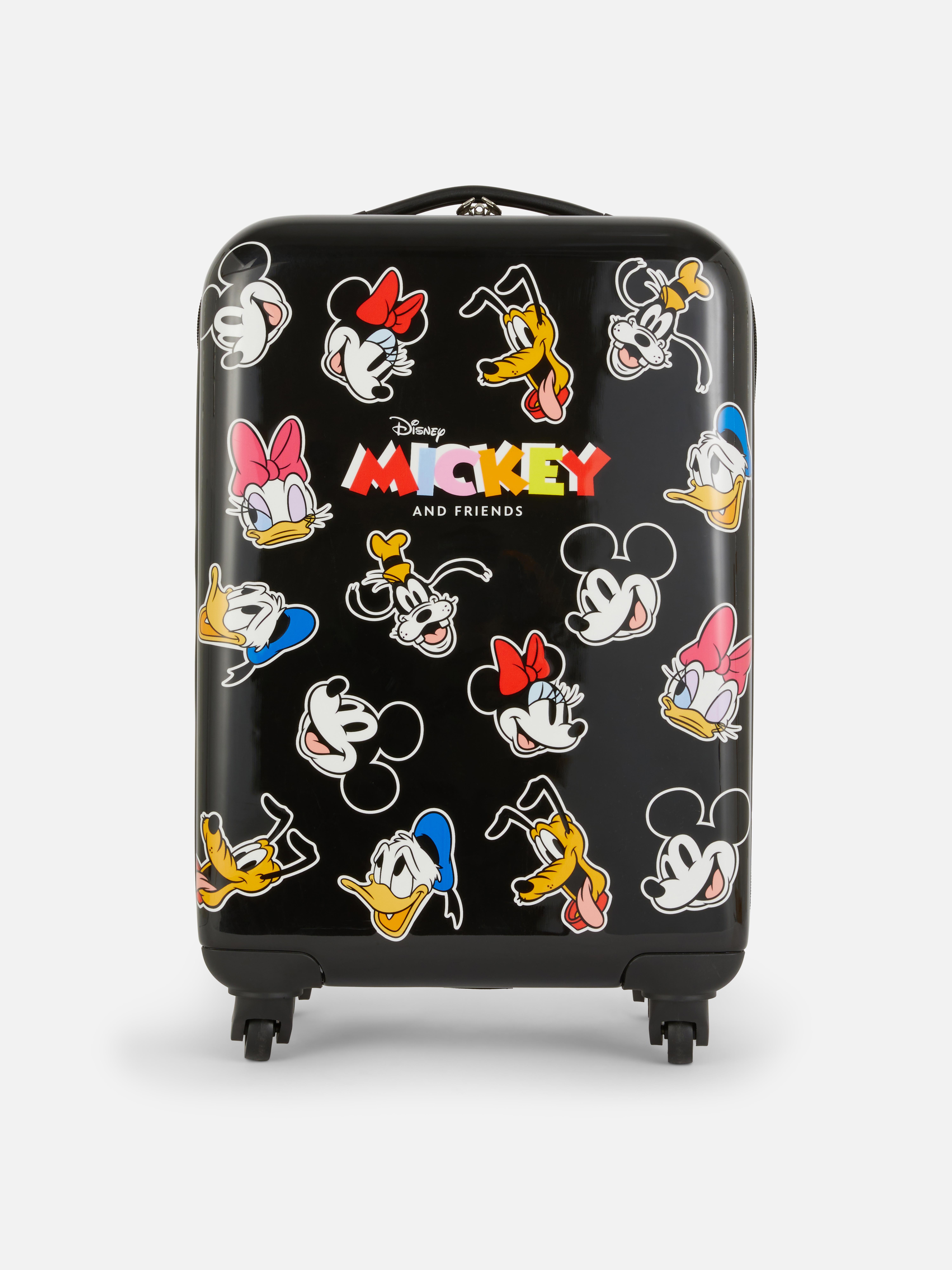 Black Disney's Mickey Mouse and Friends Hard-Shell Suitcase | Primark