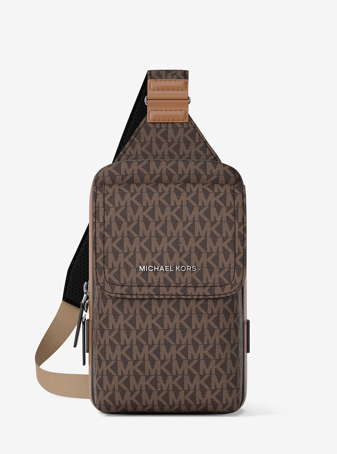 HUDSON フラップ スリングパッグ ミディアム - MKシグネチャー