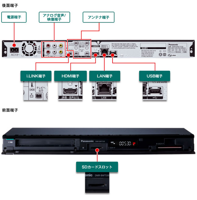 Panasonic/パナソニック DMR-BWT530-K（ブラック） 500GB DIGA
