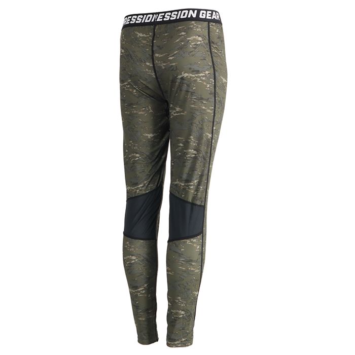 ナフコ 接触冷感 スパッツ NF-248 カモフラカーキ Mの通販｜ハーフ