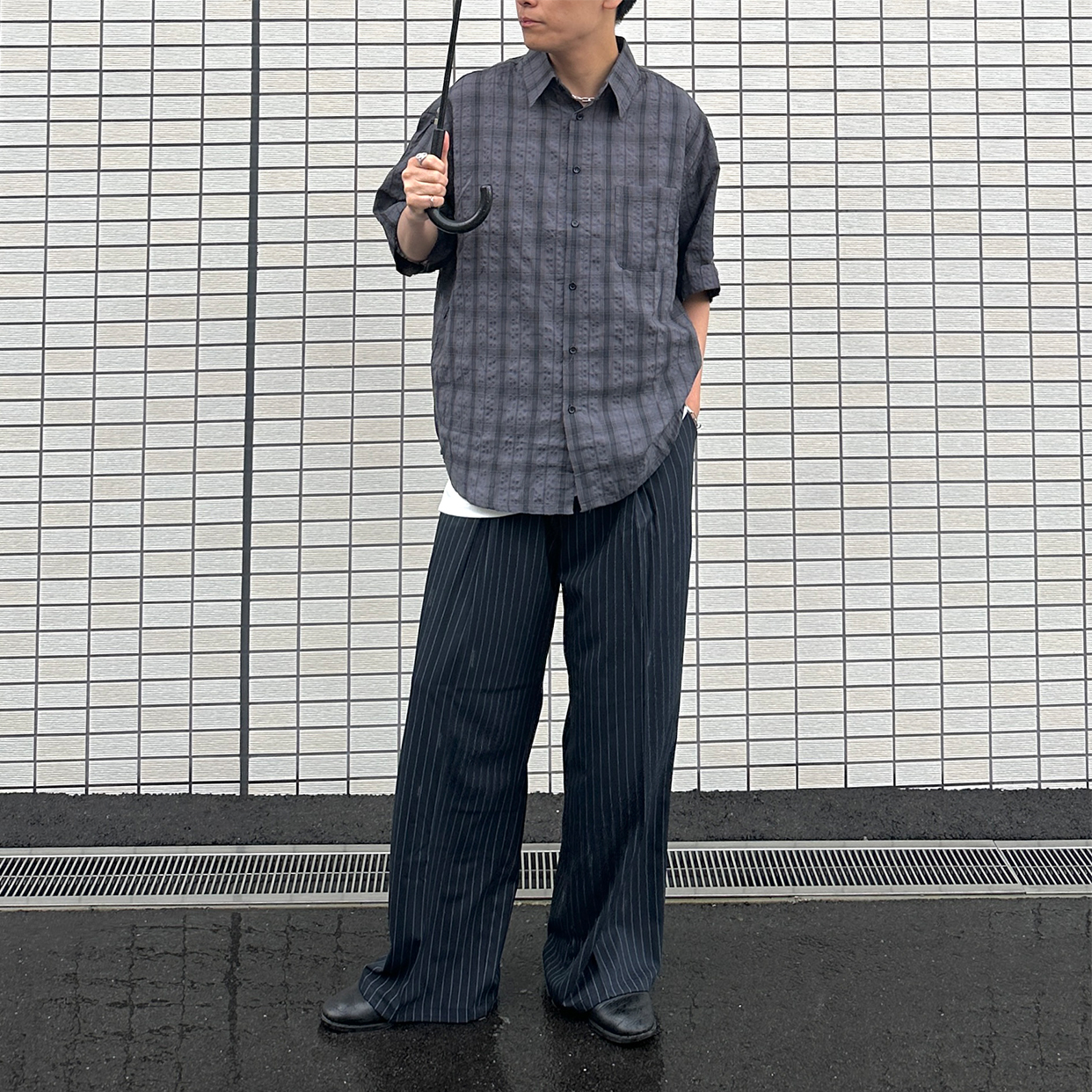 ローストライプスラックス | ファッション通販サイト NUGU