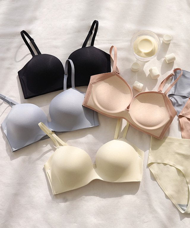 ETSUKOコラボ】 ミルクブラ3個set | ファッション通販サイト NUGU