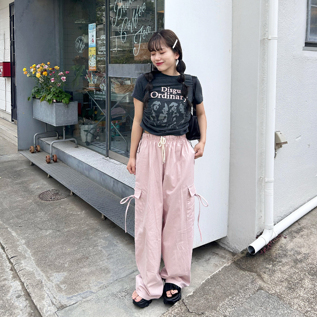 サイドリボンカーゴパンツ | ファッション通販サイト NUGU