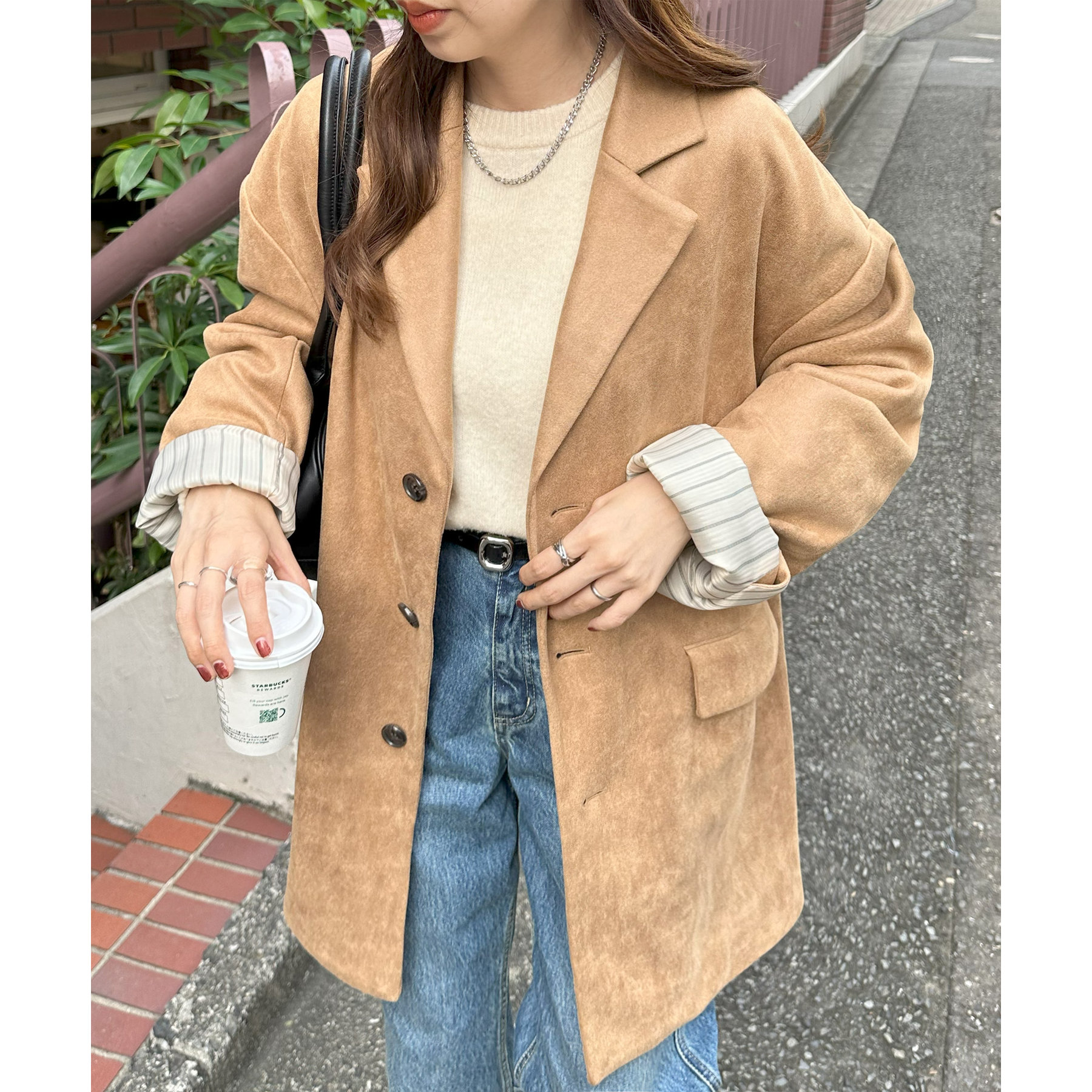 ユニセックス】フェイクスエードジャケット | ファッション通販サイト NUGU