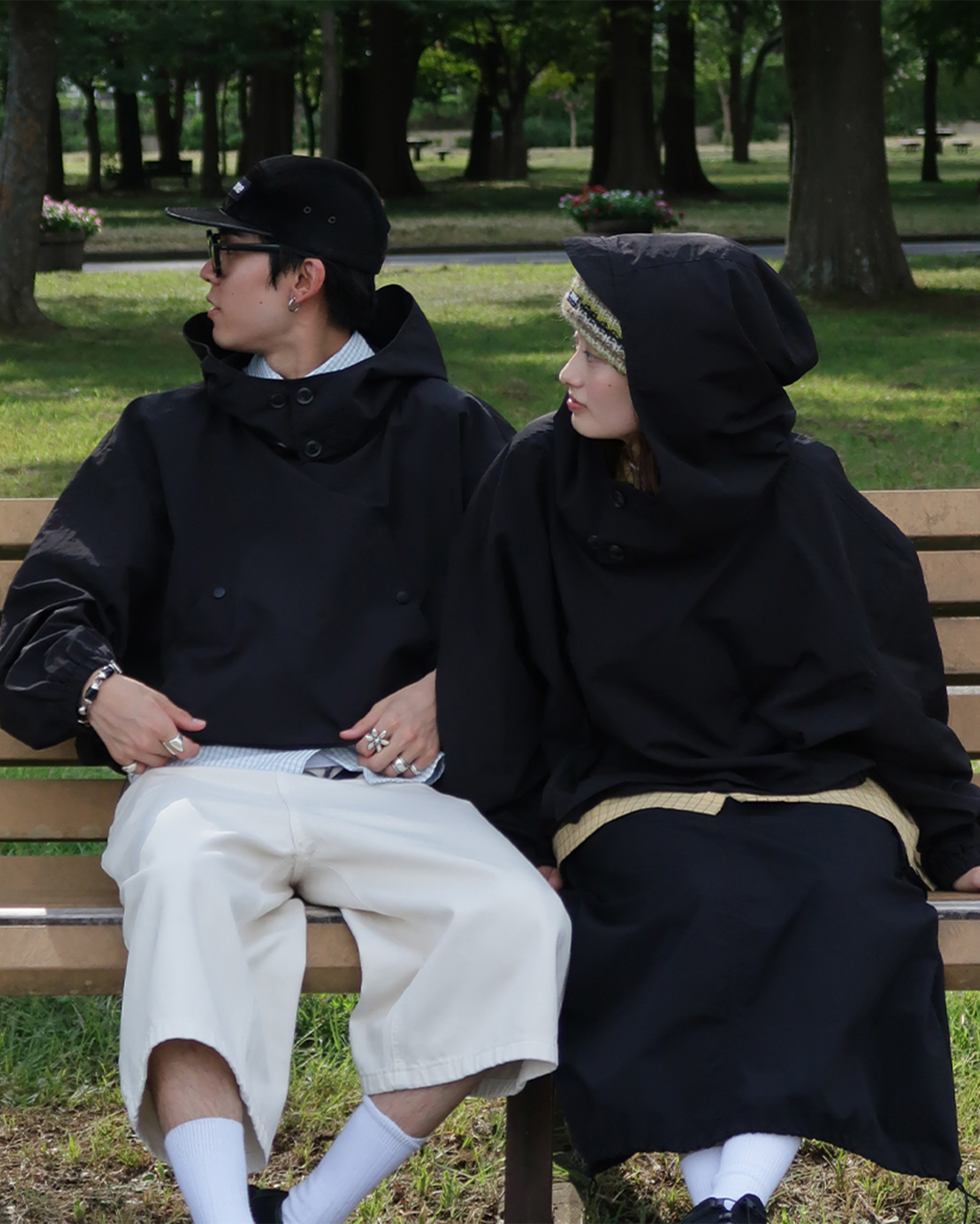 2回再販](ORIGINAL) ワイドフードポケットアノラック | ファッション