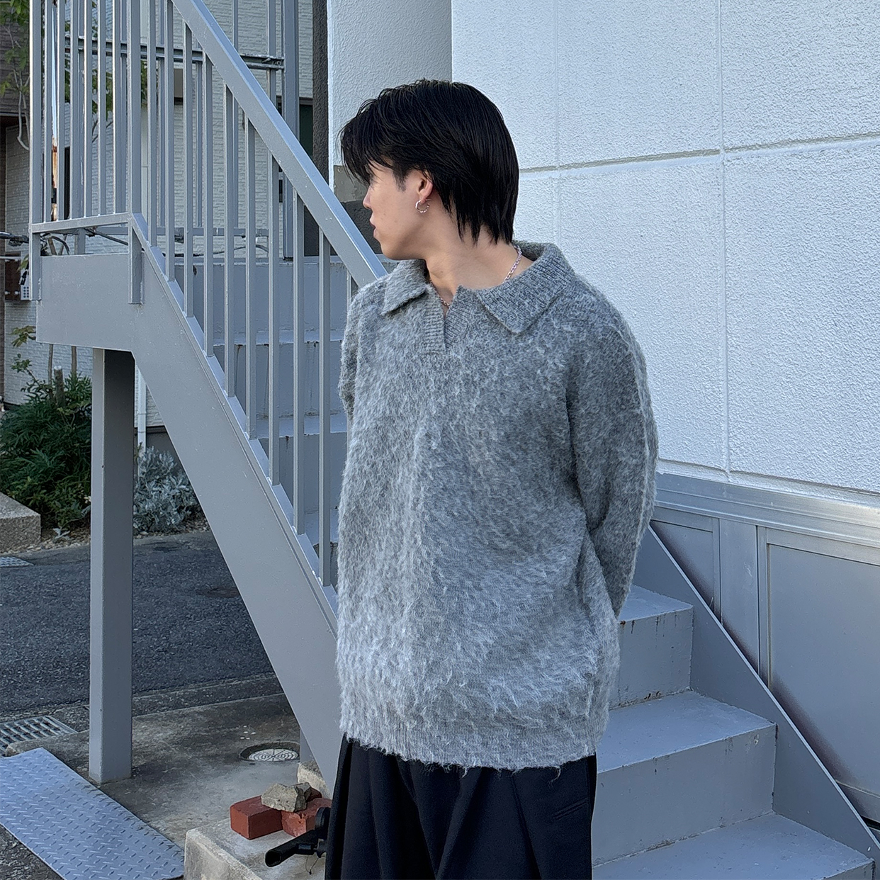 unisex) モダンモヘアカラーニット | ファッション通販サイト NUGU