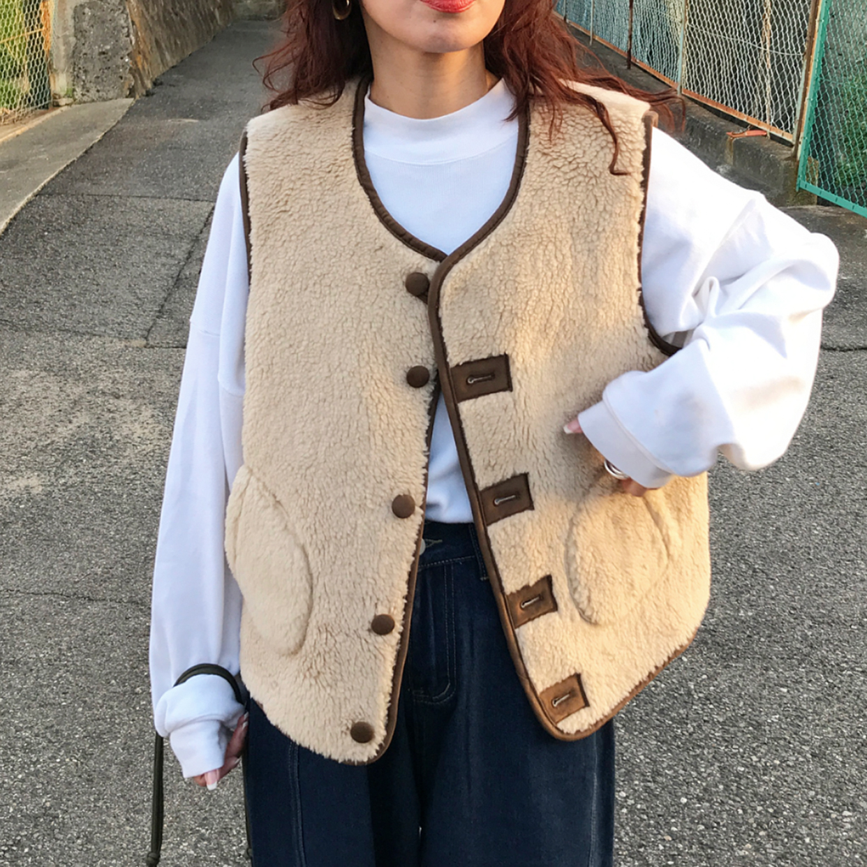 ユニセックス) ウールボアベスト | ファッション通販サイト NUGU