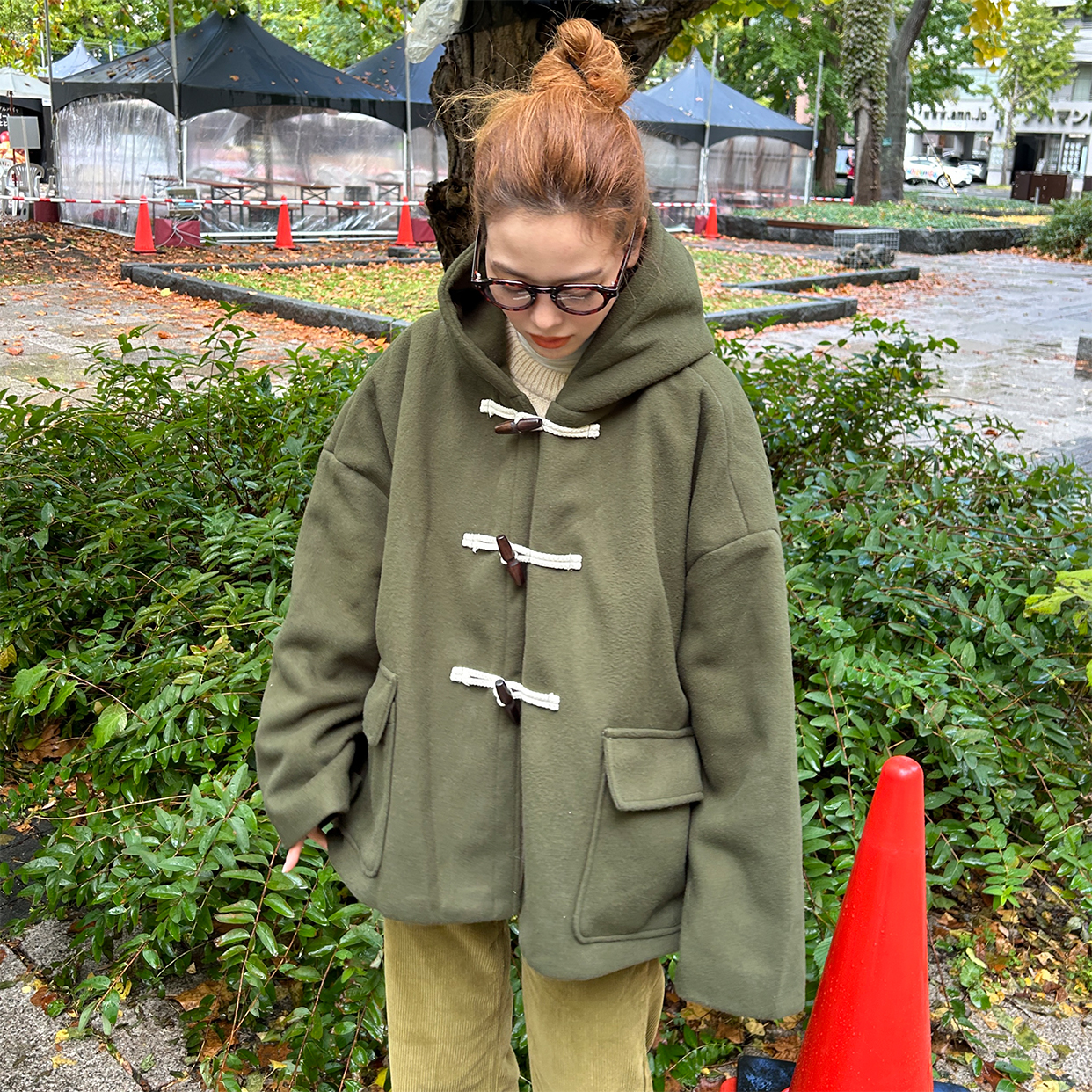 ユニセックス)ダッフルハーフコート | ファッション通販サイト NUGU