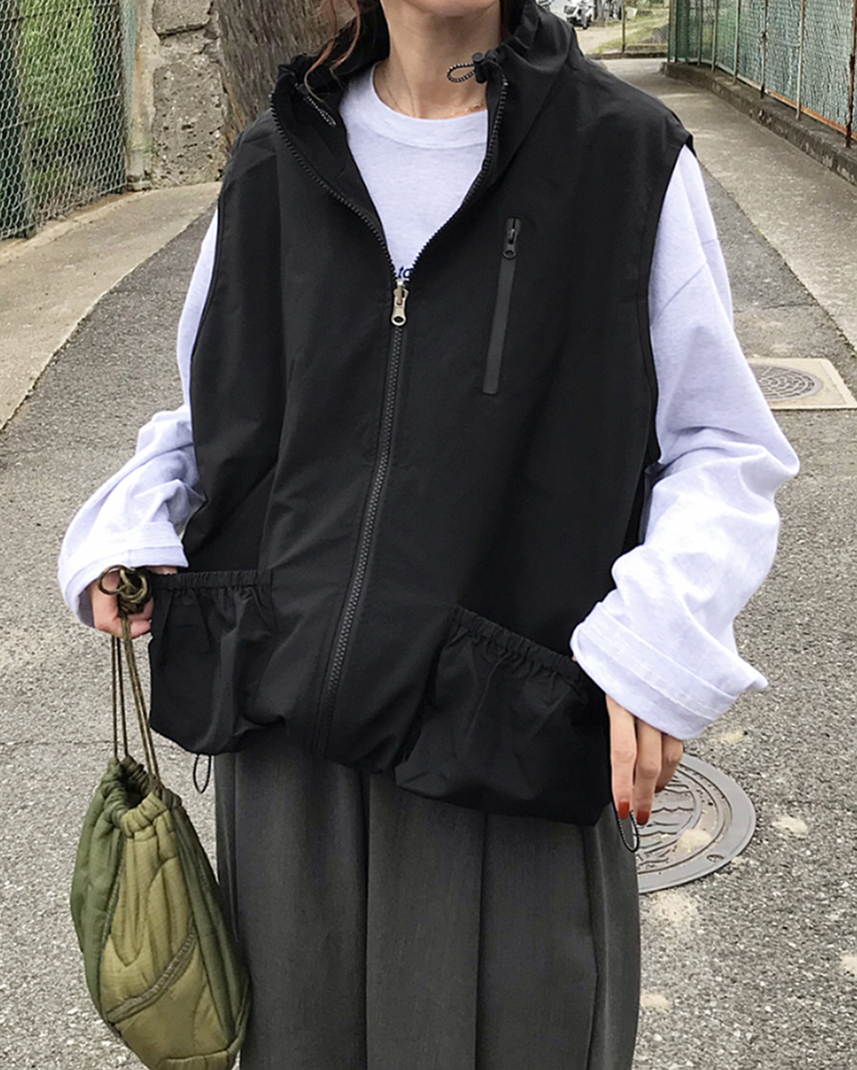 ORIGINAL) リバーシブルミリタリーベスト | ファッション通販サイト NUGU