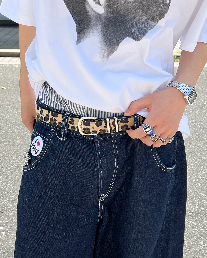 ヒョウ柄ベルト | ファッション通販サイト NUGU