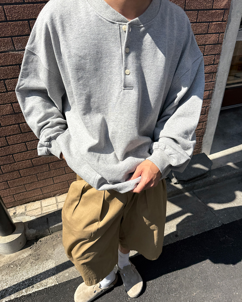 ヘンリーネックスウェットシャツ | ファッション通販サイト NUGU