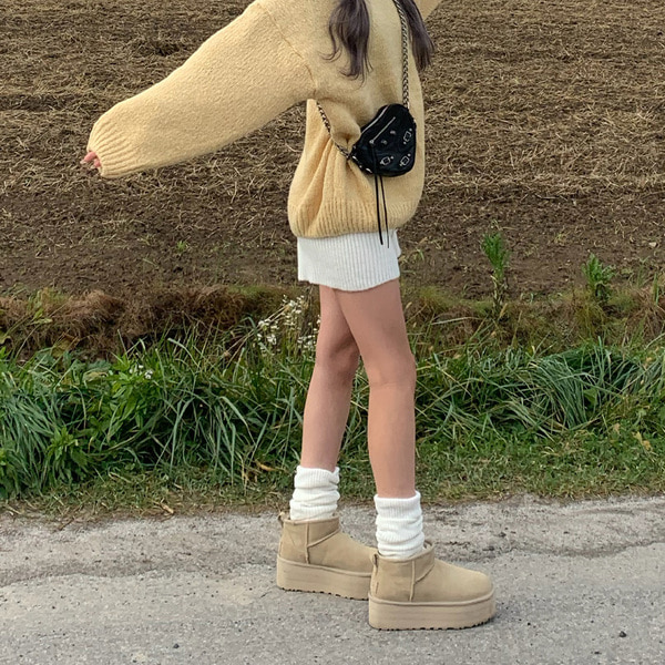 リブレッグウォーマー | ファッション通販サイト NUGU