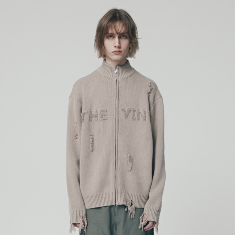 vintage courreges zip-up ニット y2k vintage courreges zip-up