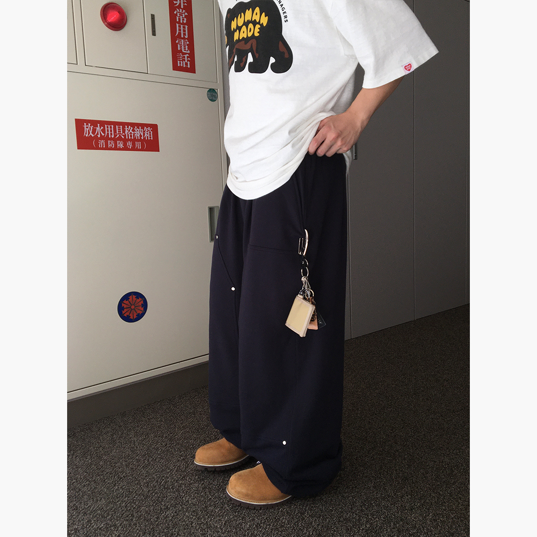 LOHEN ハイカウントバルーンパンツ 36 ブラックローヘン LOHEN